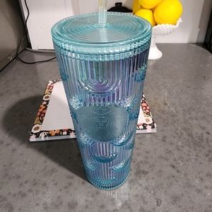 Mermaid shimmer venti starbucks tumbler